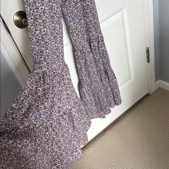 Storia Purple Floral Jumpsuit - Picture 3 of 5